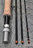 "Orange Crush" Custom 7'6" Fly Rod