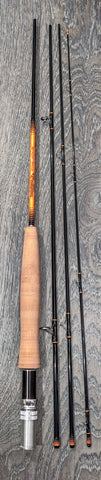 "Orange Crush" Custom 7'6" Fly Rod